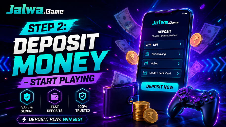 Step 2 Deposit Money – Start Playing