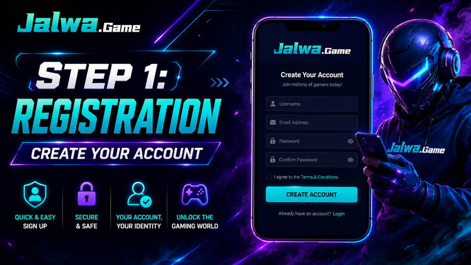 Step1: Registration – Create Your Account